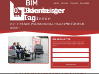 bim-baumeister-akademie.de Webseite Vorschau