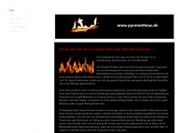 pyrometheus.de Webseite Vorschau