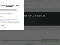 annoinfo.de Webseite Vorschau
