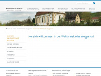 wallfahrtskirche-weggental.de Webseite Vorschau