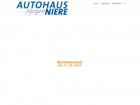 autohaus-juergen-niere.de Webseite Vorschau