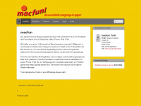 macfun.de Webseite Vorschau