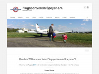 flugsportverein-speyer.de Webseite Vorschau