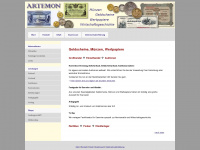 artemon.de Webseite Vorschau