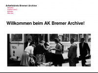bremer-archive.de Webseite Vorschau
