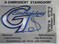 g-embroidery.de Webseite Vorschau