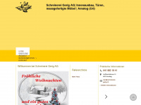 schreinerei-gerig.ch Webseite Vorschau