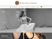 berlin-dance-institute.de Webseite Vorschau