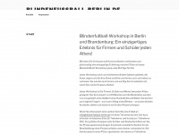 blindenfussball-berlin.de Webseite Vorschau