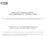rescon-consultants.de Webseite Vorschau