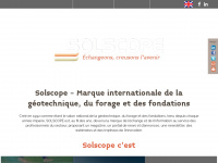 solscope.fr Webseite Vorschau