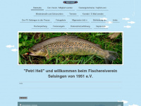 fischereiverein-selsingen.de Webseite Vorschau
