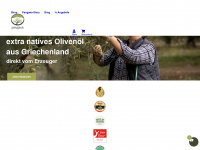 pangaea-olivenoel.de Webseite Vorschau