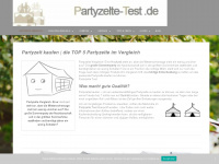 partyzelte-test.de Webseite Vorschau