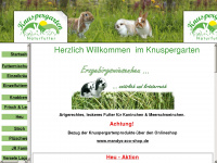knuspergarten.de Webseite Vorschau