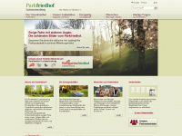 parkfriedhof.at Webseite Vorschau
