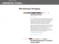 andreas-vogel.ch Webseite Vorschau