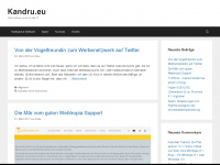 kandru.eu Webseite Vorschau
