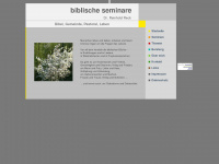 biblische-seminare.de Webseite Vorschau