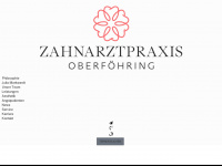 zahnarztpraxis-oberfoehring.com Webseite Vorschau