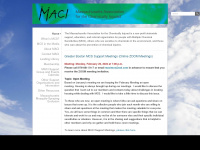 maci-mcs.org Webseite Vorschau