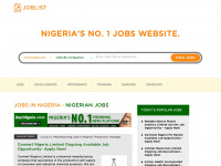 joblistnigeria.com Webseite Vorschau