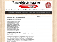 billardtisch-kaufen24.eu Webseite Vorschau