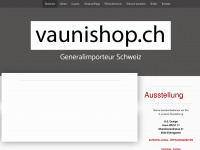 vaunishop.ch Webseite Vorschau