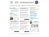 asd-arbeitssicherheit.de Webseite Vorschau