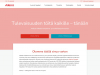 adecco.fi Webseite Vorschau