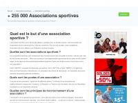 associations-sportives.fr Webseite Vorschau