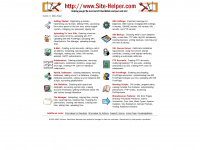 site-helper.com Webseite Vorschau