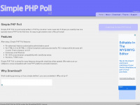 phppoll.org Webseite Vorschau