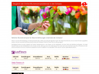 schweizblumen.ch Webseite Vorschau
