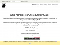 barfusstraining.com Webseite Vorschau