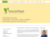 naturheilpraxis-markgraf.com Webseite Vorschau