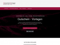 gutschein-vorlage.info Webseite Vorschau