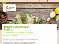 restaurant-rusticus.com Webseite Vorschau