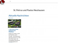 katholisch-neuhausen.de Webseite Vorschau