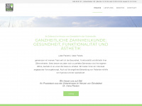 zahnarztpraxis-dr-pardon.de Webseite Vorschau