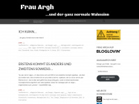 frauargh.wordpress.com Webseite Vorschau