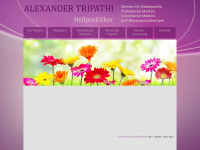 tripathi.de Webseite Vorschau