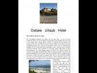 ostsee-urlaub-hotel.eu Webseite Vorschau