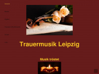 trauermusik-leipzig.de Webseite Vorschau
