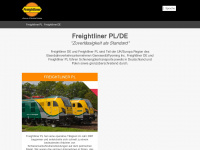 freightliner.eu Webseite Vorschau