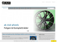 ak-club-wheels.de Webseite Vorschau