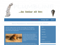 plumbline-switzerland.ch Webseite Vorschau