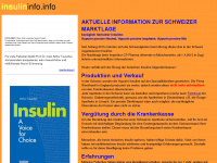 insulininfo.info Webseite Vorschau