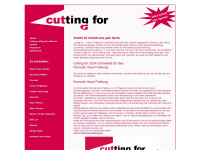 cutting-for.de Webseite Vorschau