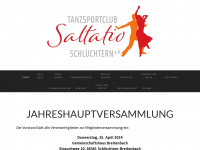 tanzsportclub-saltatio.de Webseite Vorschau